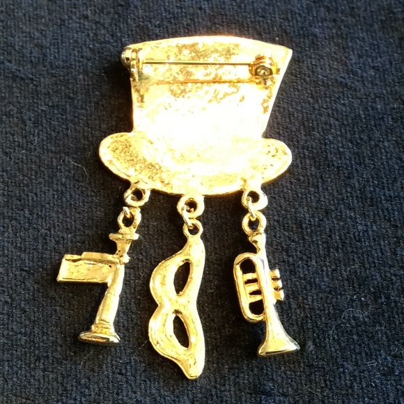 Patriotic Austrian Crystal/Enamel USA Pin Set - Picture 5 of 6